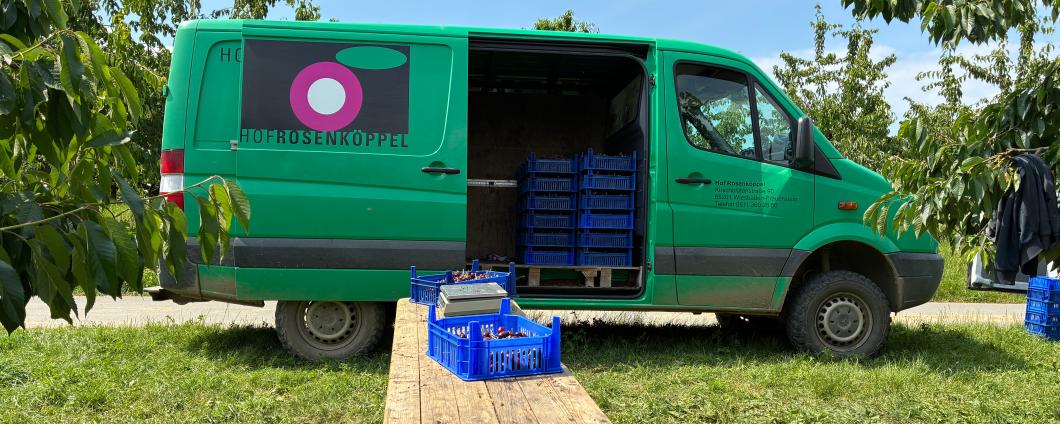 Kirschenernte Auto Arnsteiner 