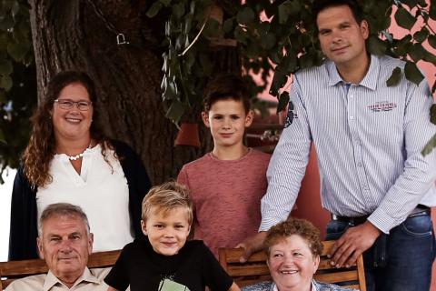 Gruppenfoto Familie Hepp